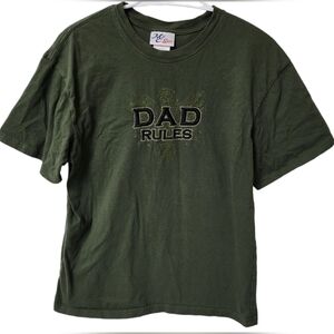 M&C Sport Dad Rules vintage t shirt
